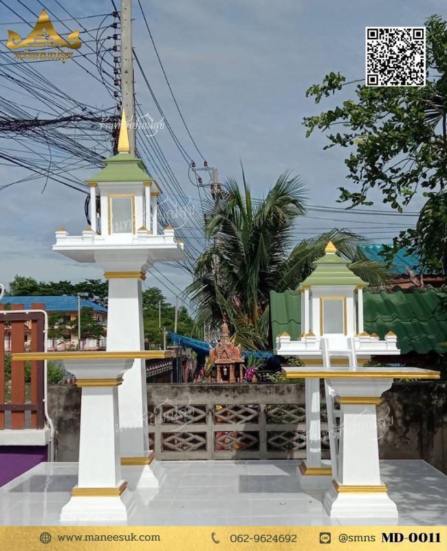 ศาลโมเดิร์นขนาดเล็ก พร้อมศาลเจ้าที่ Md-0011