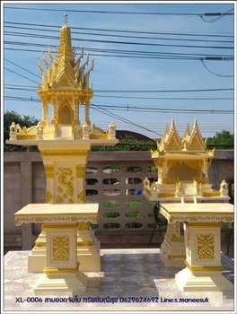 ศาลพระภูมิสวยๆ ศาลพระภูมิ 3 ชั้นจัมโบ ศาลเจ้าที่แฝดใหญ่