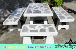 โต๊ะกลมเล็กหินอ่อน