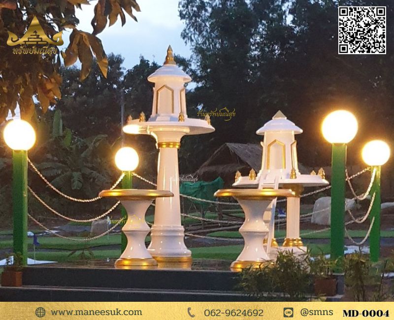 ศาลพระภูมิโมเดิร์นสไตล์มินิมอล ทรงกลม MD-0004