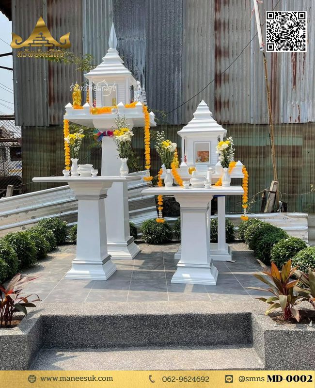 ศาลโมเดิร์น พร้อมศาลเจ้าที่ รุ่นขายดีตลอดกลาล MD-0002